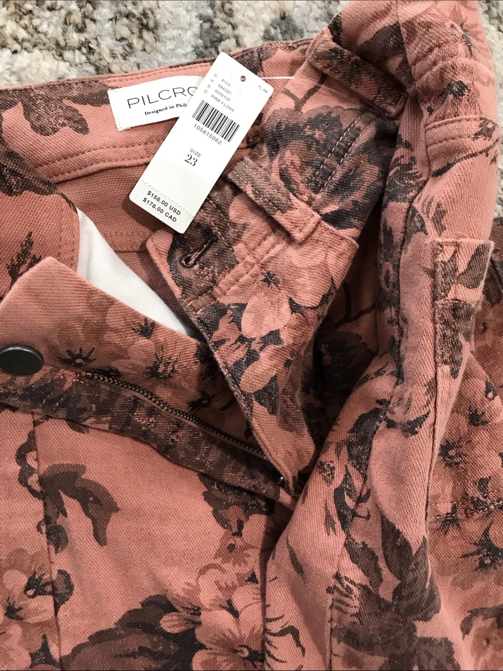 Anthropologie Pilcro Adi Mid-Rise Clean-Hem Flare Wide Leg Pants in Sz 23-24 XXS - Picture 12 of 15